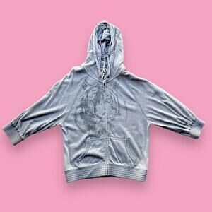 Vintage y2k tiger billabong 3/4 sleeve hoodie